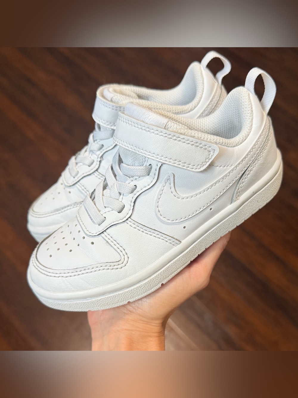 Nike court borough low toddler sneakers size 10.5c